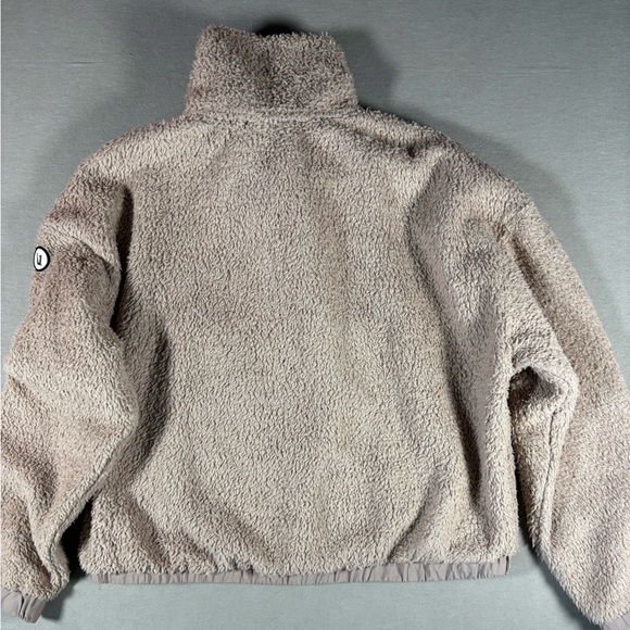 Vuori Women’s Cozy Sherpa Jacket Umber Pink Fleece Full Zip Sz M - Picture 12 of 12